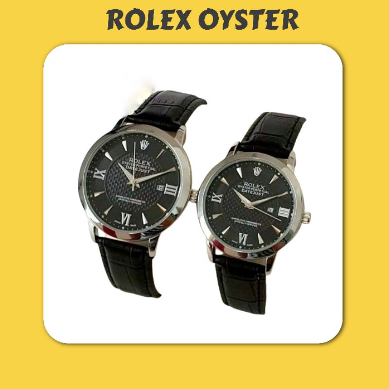 ( Harga Satuan )Jam Tangan Fashion Wanita Rolex Watch FR3340 Strap Kulit Premium