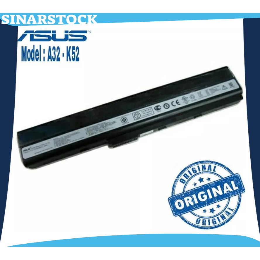 Original Baterai Laptop Asus A42, A42J, A42F, K52, A52 Series