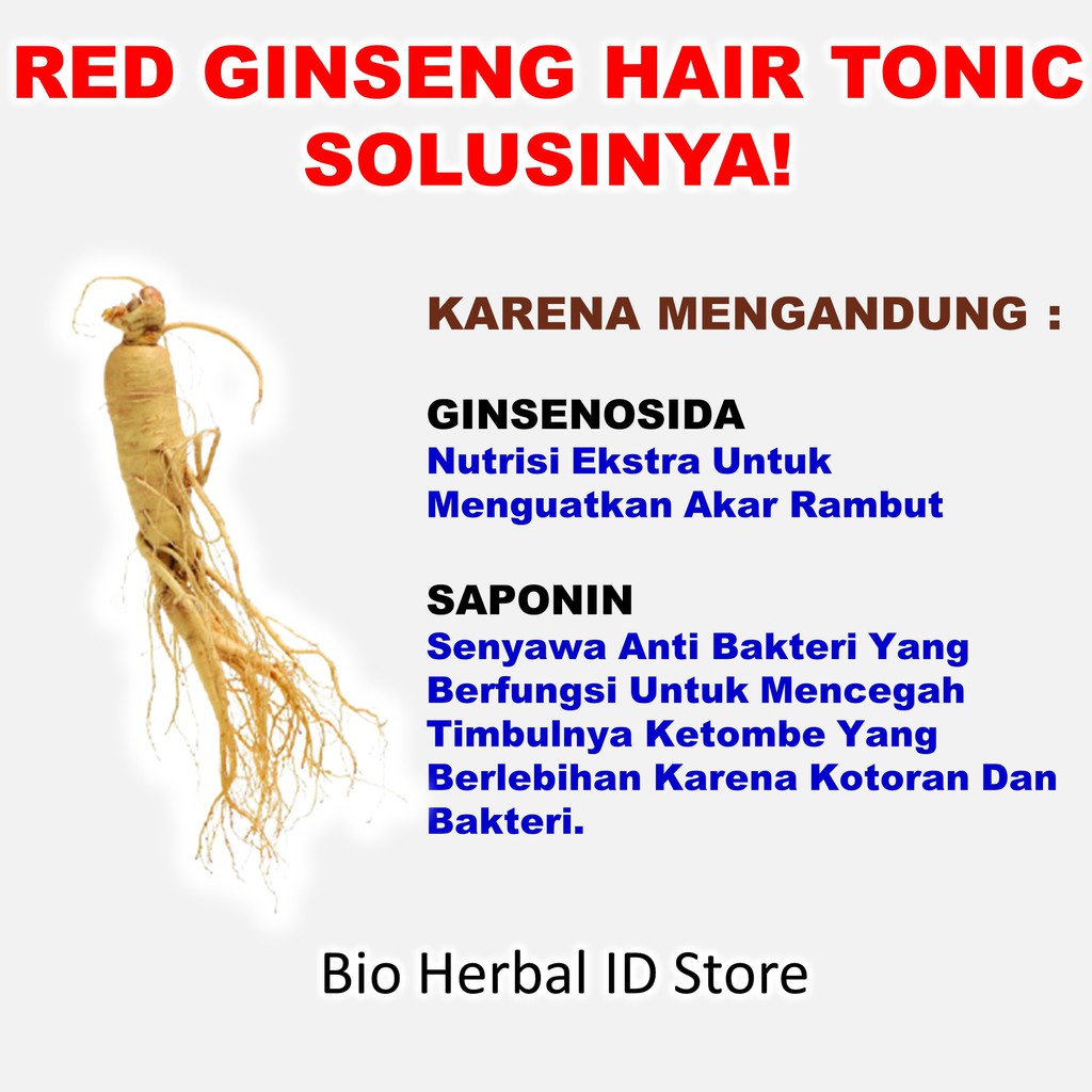 Hair Tonic Rambut Rontok Red Ginseng B5B-2
