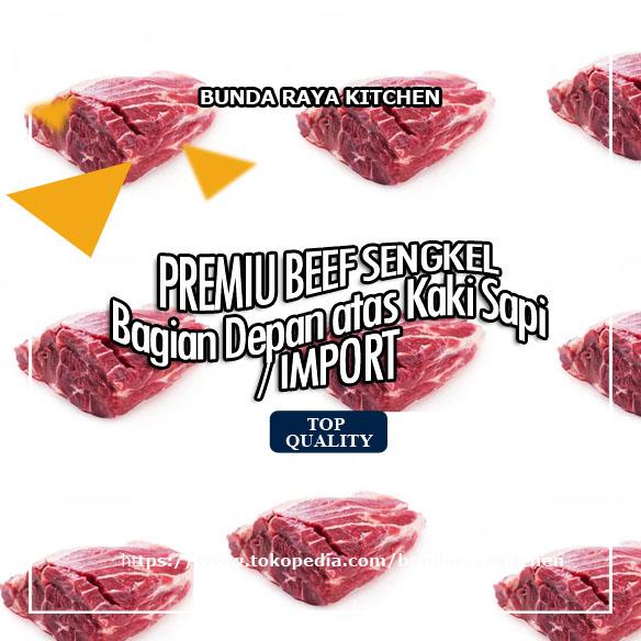 

MAKANAN BEKU / DAGING SENGKEL (PAHA) DAGING SAPI FROZEN IMPORT AUS, KEMASAN 1 KG NON COD