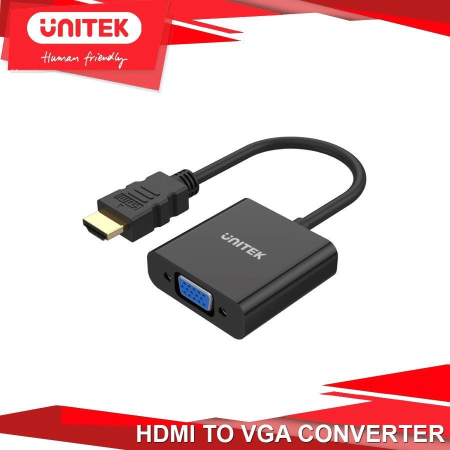 Unitek Y6333 HDMI to VGA with Audio Converter