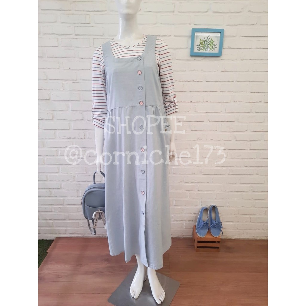 Corniche Side Overall Blue - TH501234 (kaos dijual terpisah)