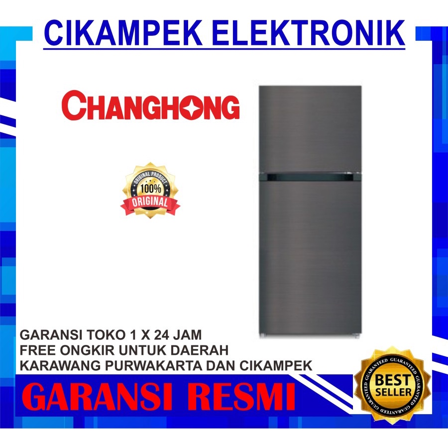 KULKAS CHANGHONG FTM485NIB / FTM 485 NIB KULKAS 2 PINTU