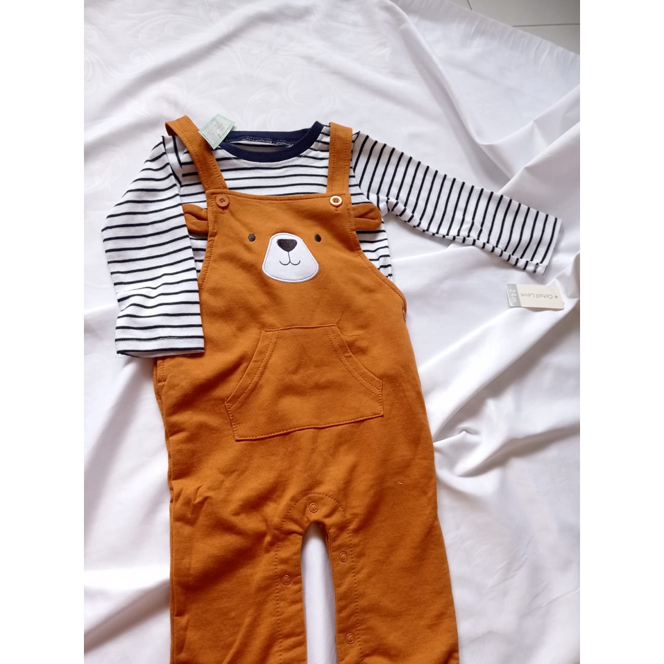 OVERALL ANAK bayi bear 18 m 24 m CATELL LOVE LUCU