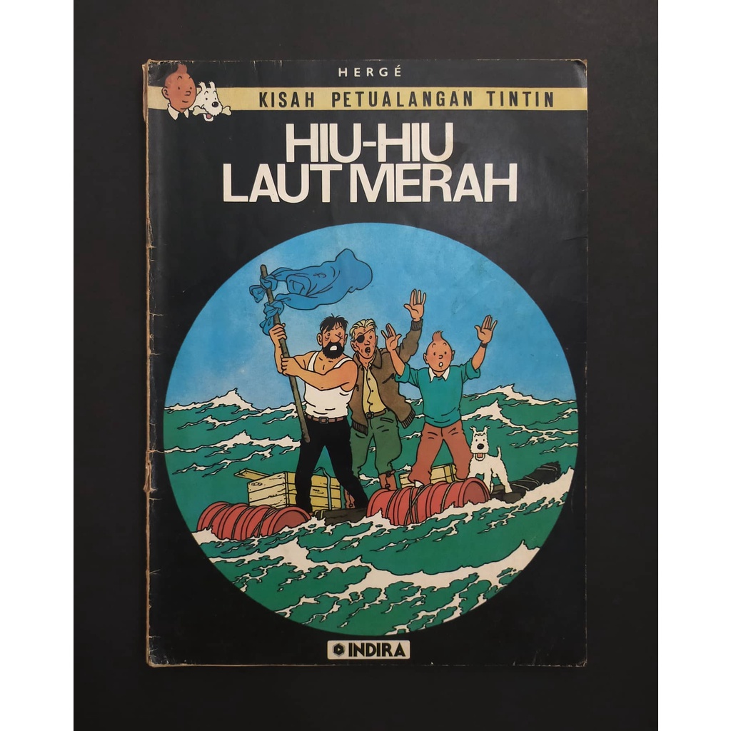 Jual Buku Komik Eropa Tintin Hiu Hiu Laut Merah Stok Kesatu Shopee