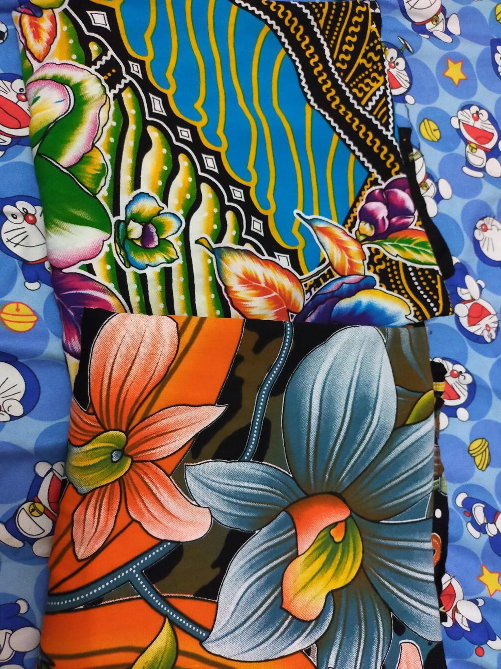 Daster Cantik Kencana Ungu Larasati (label Biru Asli Ori) : Homedress Batik Solo Adem Awet