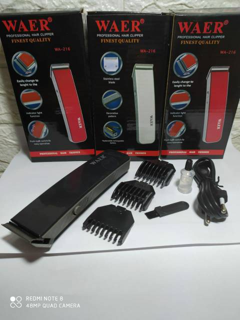 Alat Cukur Rambut Kumis Jenggot WAER WA-216 / Hair Clipper Nova 216