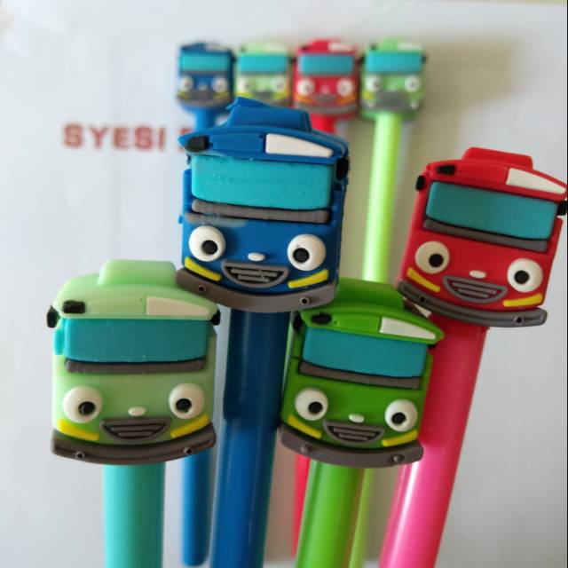 

Pulpen/Pen Gel Karakter Lucu Unik Tayo Mini