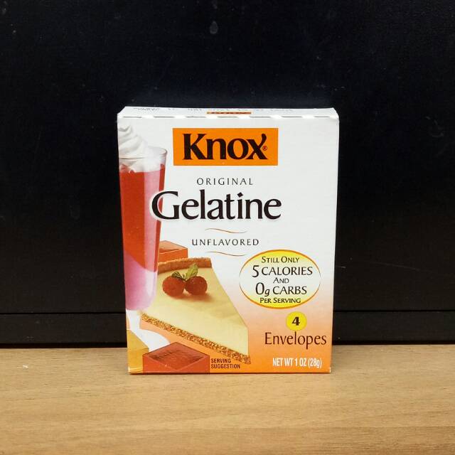 

KNOX GELATINE ORIGINAL GELATIN 1OZ (28GR) ISI 4 SACHET