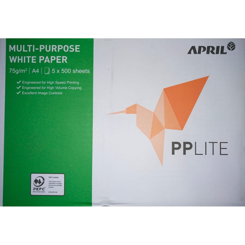 

KERTAS HVS PPLITE A4 75GR