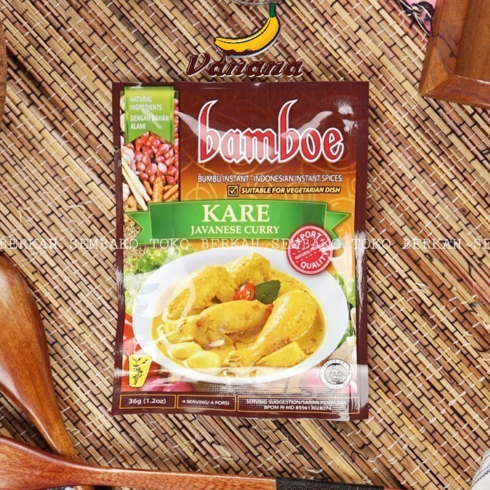 

Bamboe Bumbu Kare 36 gr / Javanese Curry Instant Spices