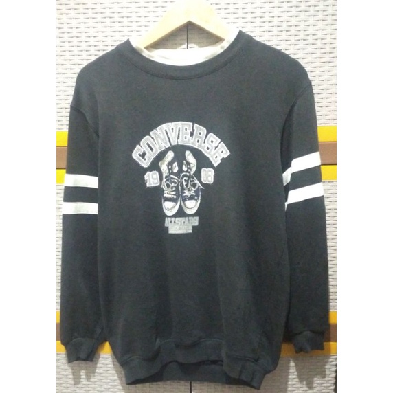Crewneck sweater CONVERSE second branded original murah