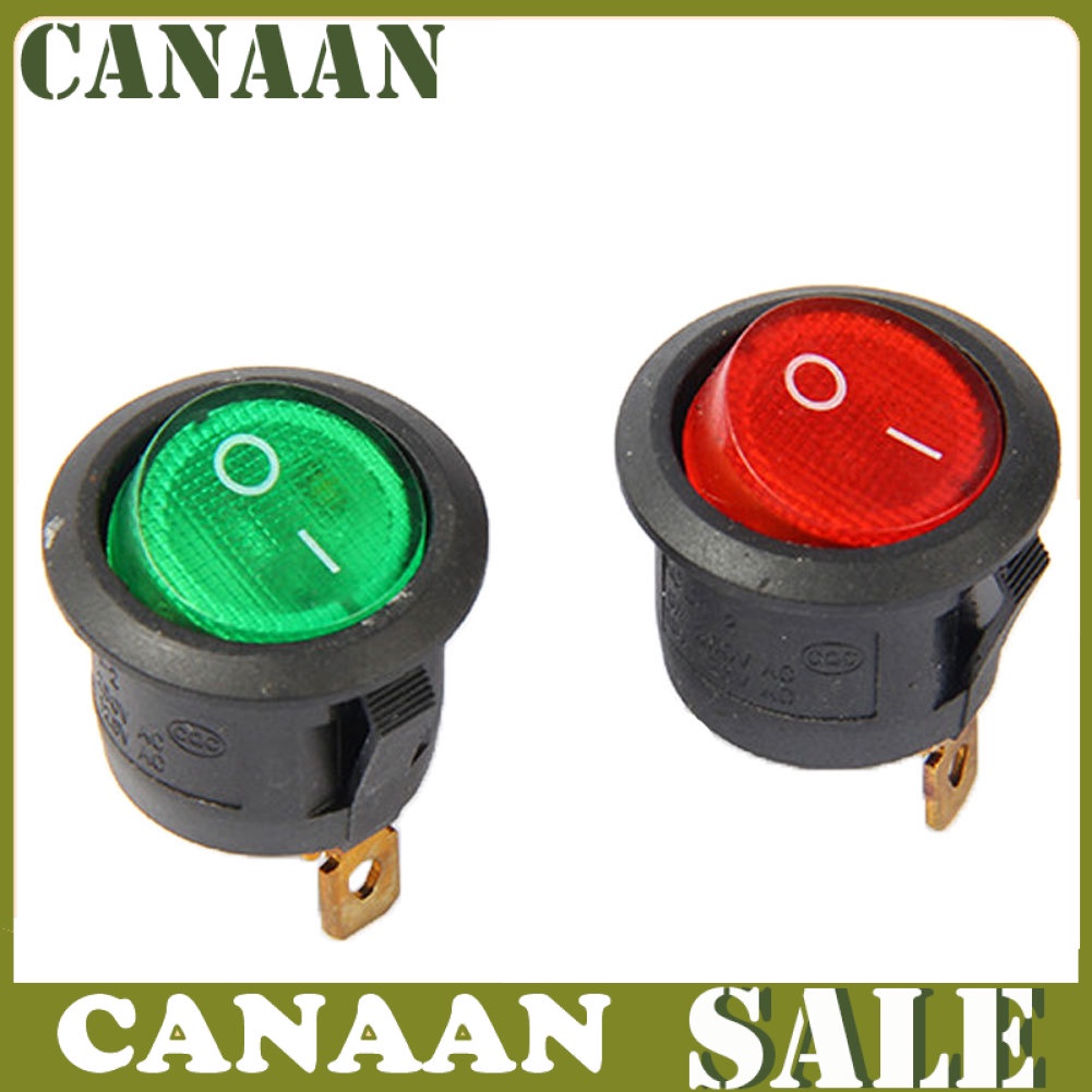 Canaan Saklar Spst Elektronik 12v Dc 20a 20mm Untuk Lampu Sein