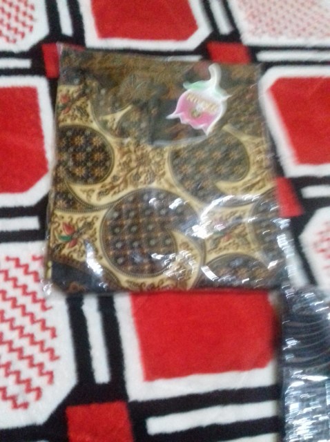 Couple Vania Sogan Batik Mono Putih Sarimbit Tunik Dress