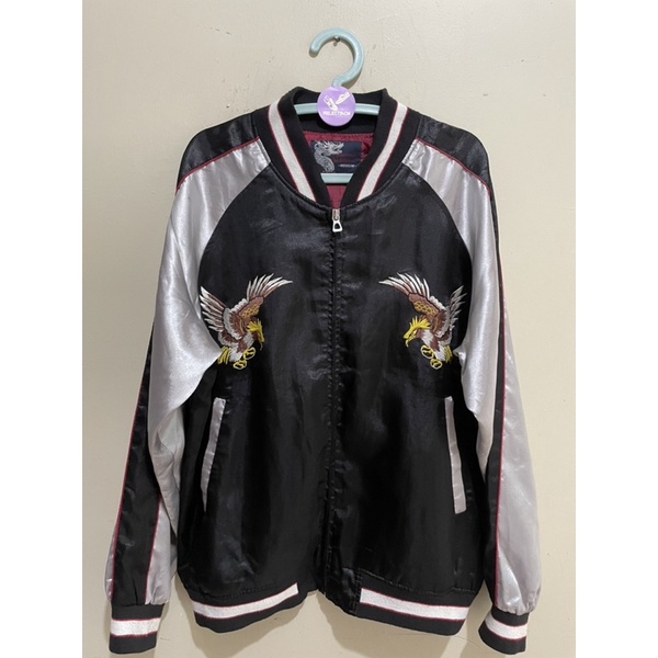 Sukajan eagle japan map by japan traditional