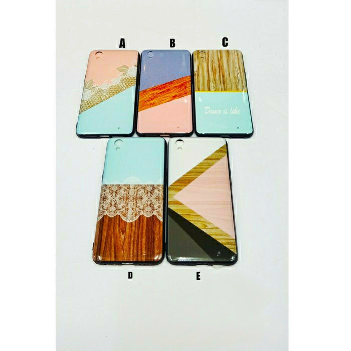 Oppo A39 A57 A37 A37f neo 9 Neo 7 A33w A33 - Fuze case UV wood kombinasi motif kayu