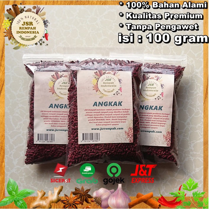 

Angkak Asli isi 100 gram JSR Rempah