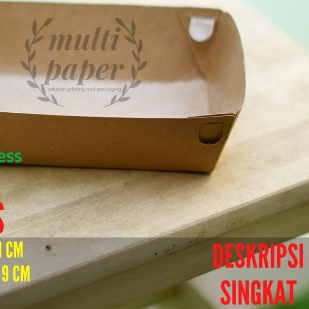 ☝ Paper Tray M 18x11x9 / Paper Food Tray / Paper Tray / Tray Paper ❆