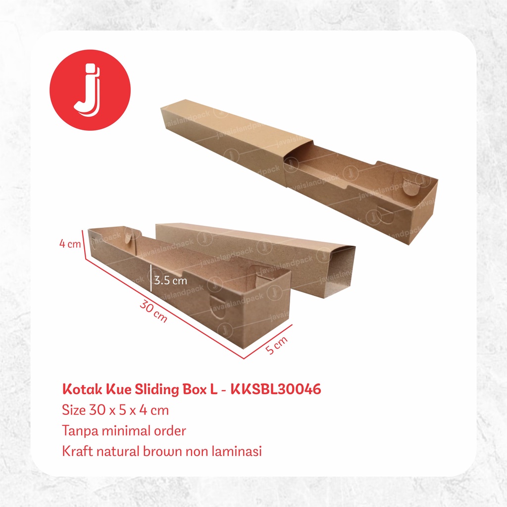 Kotak Kue Sliding Box L - KKSBL30046