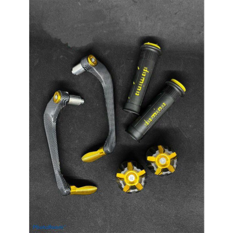 (Paket 3IN1) Proguard Carbon Sabit + Jalu As Roda + Hangrip Domino Universal