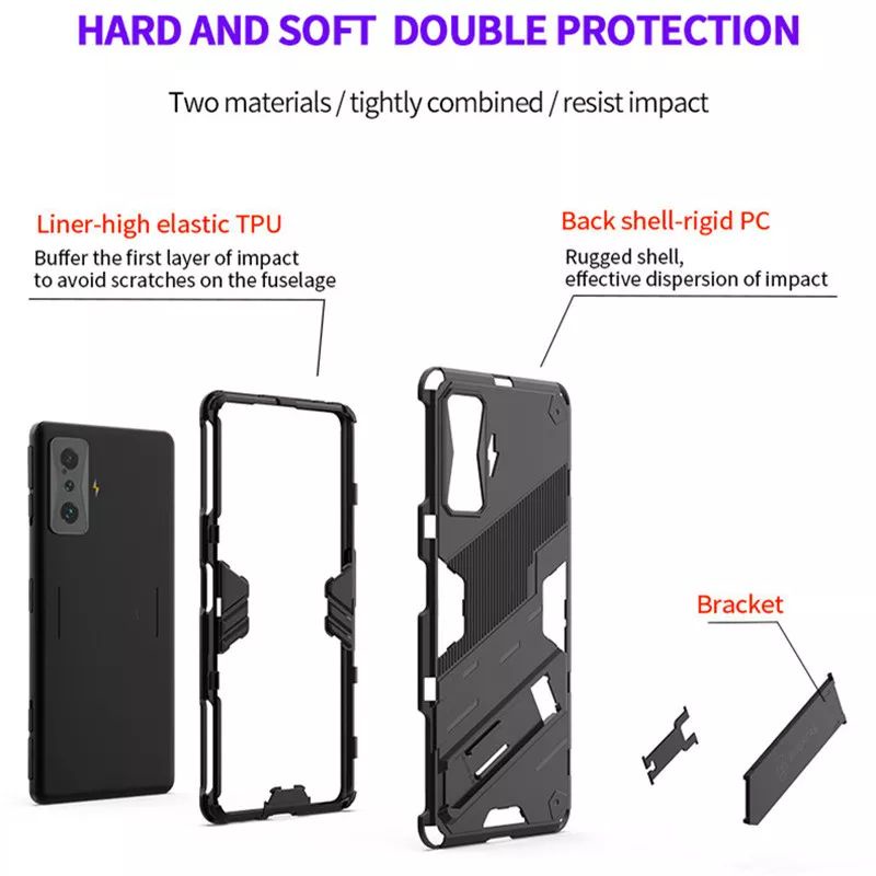 Case Xiaomi Poco F4 F5 5G / F4 GT Hardcase Armor Bibercas