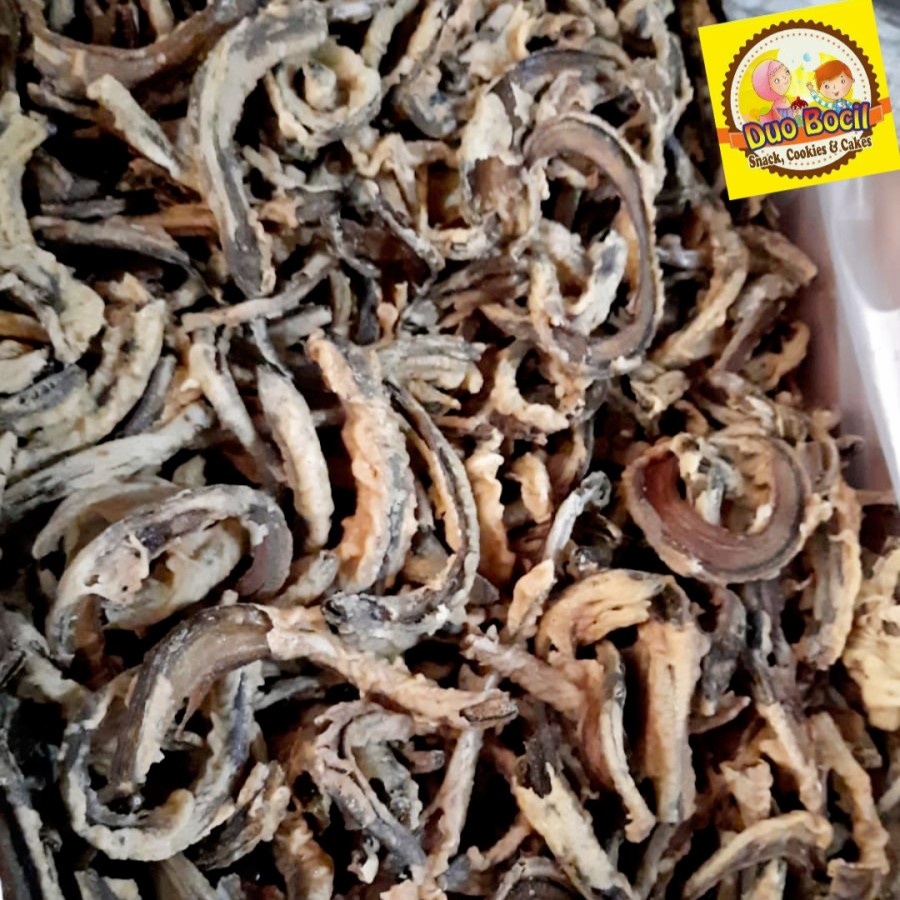 

Keripik Ikan Belut Crispy 500 Gram - Duo Bocil Snack