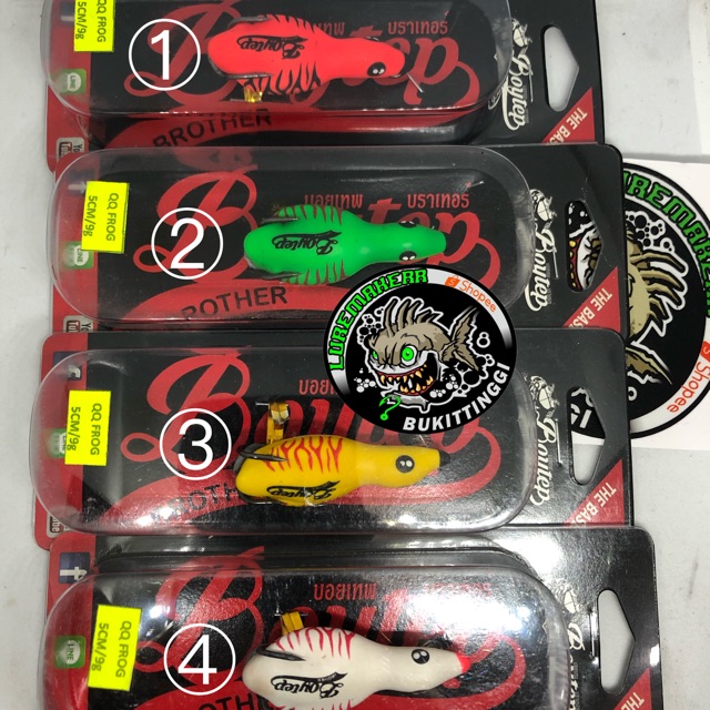 Soft frog boytep wak wak 5cm/9gr asli thailand