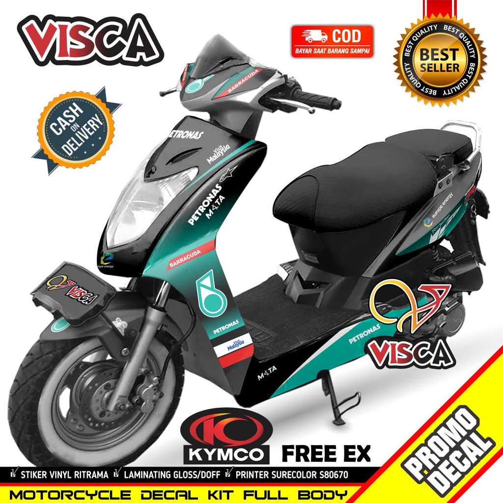 Decal Kymco Free Ex Full Body Stiker Kymco Free Ex Full Body Kymco Free Ex Petronas