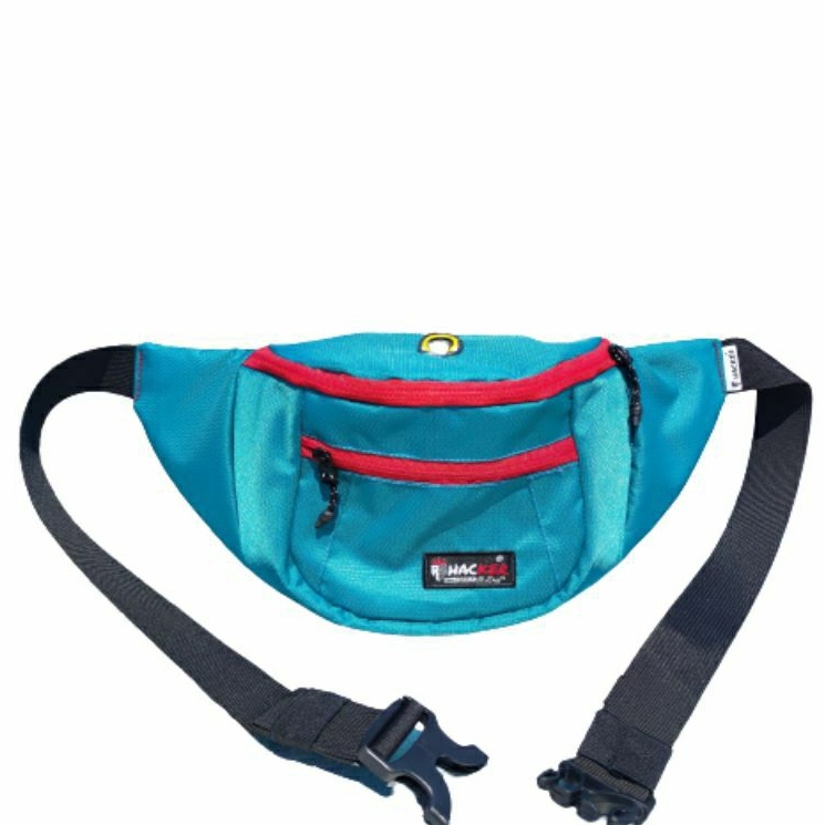 Tas waistbag pria Hacker original / Tas selempang terbaru