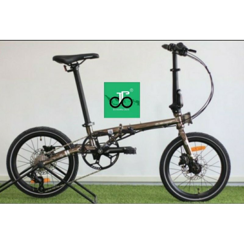 Sepeda Lipat 16" Element Troy 10S Black Chrome