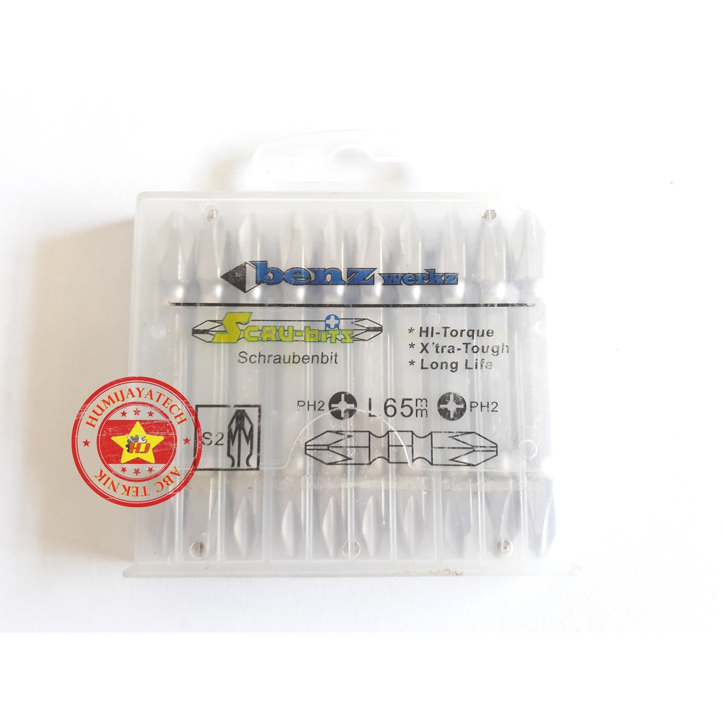 Mata Bor Obeng Plus Plus Benz / Mata Bor obeng / Power bits Benz