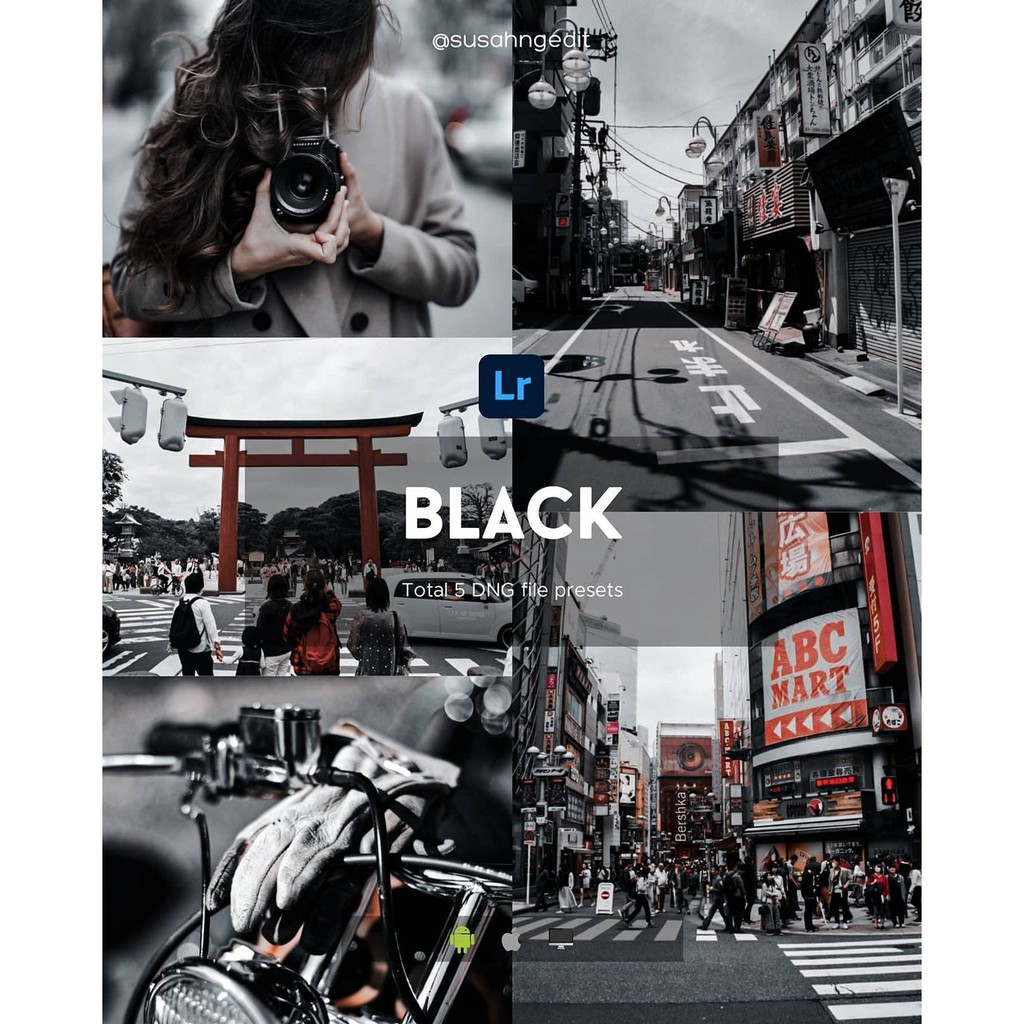 PRESET LIGHTROOM PREMIUM / BLACK (PC / IOS / Android)