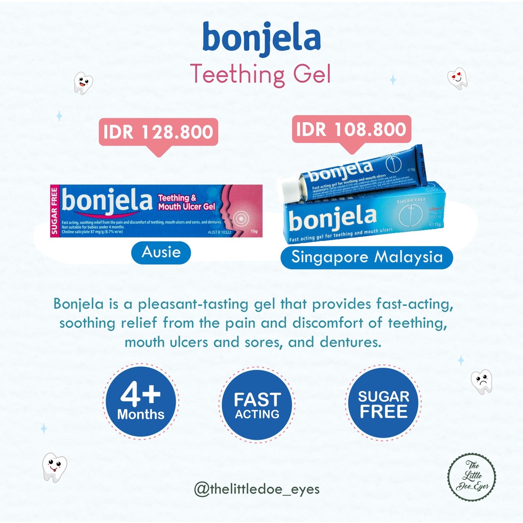 [READY] Bonjela Teething Gel exp 10/2023