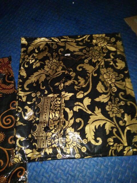 Kemeja Batik Panjang Bakung Risna Batik Hrb026 Kenongo Kemeja Hem Pendek Padi Pekalongan M L Xl