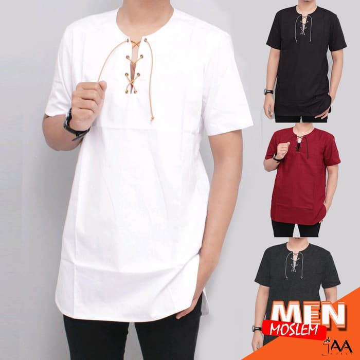 Baju Gamis Pria Pakistan Lengan Pendek