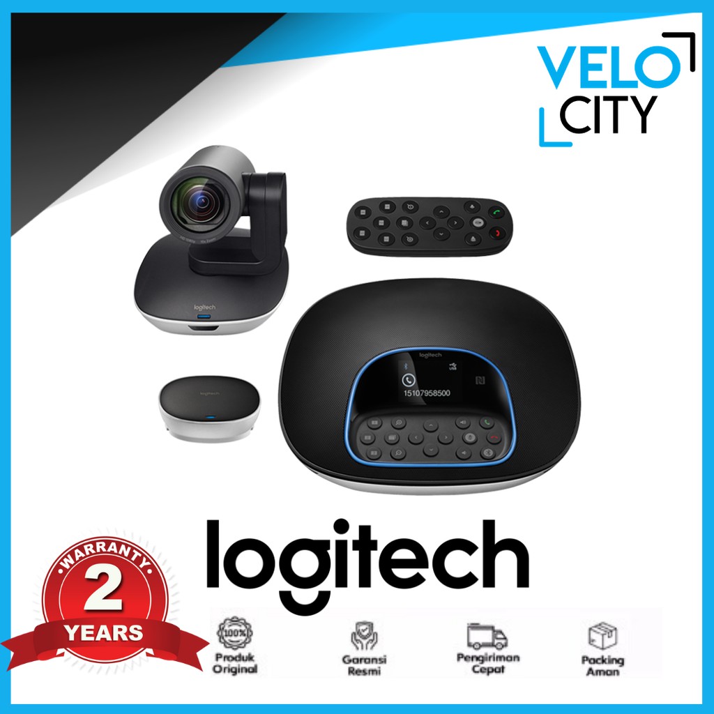 Webcam Logitech GROUP Video Conferencing Original Garansi 2 Tahun