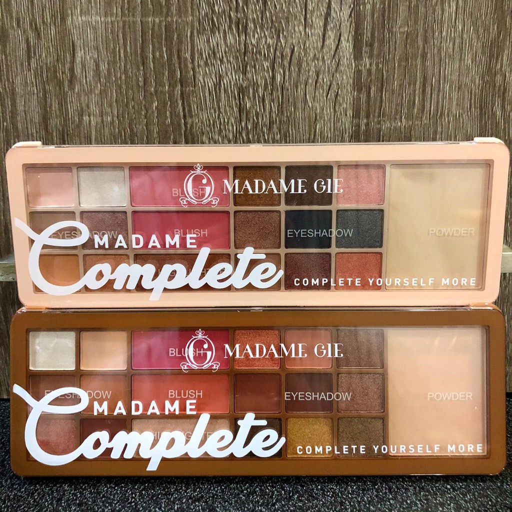 MADAME GIE COMPLETE MAKE UP KITA 01 02 PALLETE EYESHADOW KOMPLIT SET