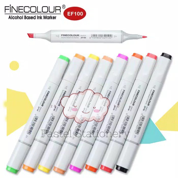 

Fine Colour Color EF-100 Sketch Marker - Finecolour Spidol Sketsa