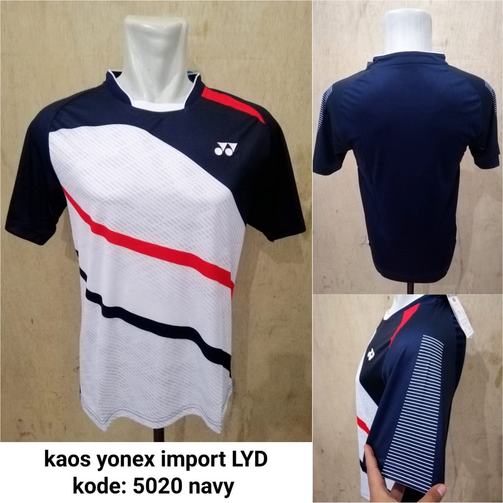 Asli  Baju badminton Yonex LYD 5020 kaos badminton yonex kaos yonex import