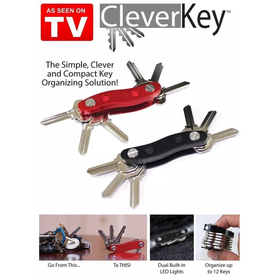 Clever key As Seen Tv Smart Holder Organizer Kunci Lipat / Smart key / gantungan kunci