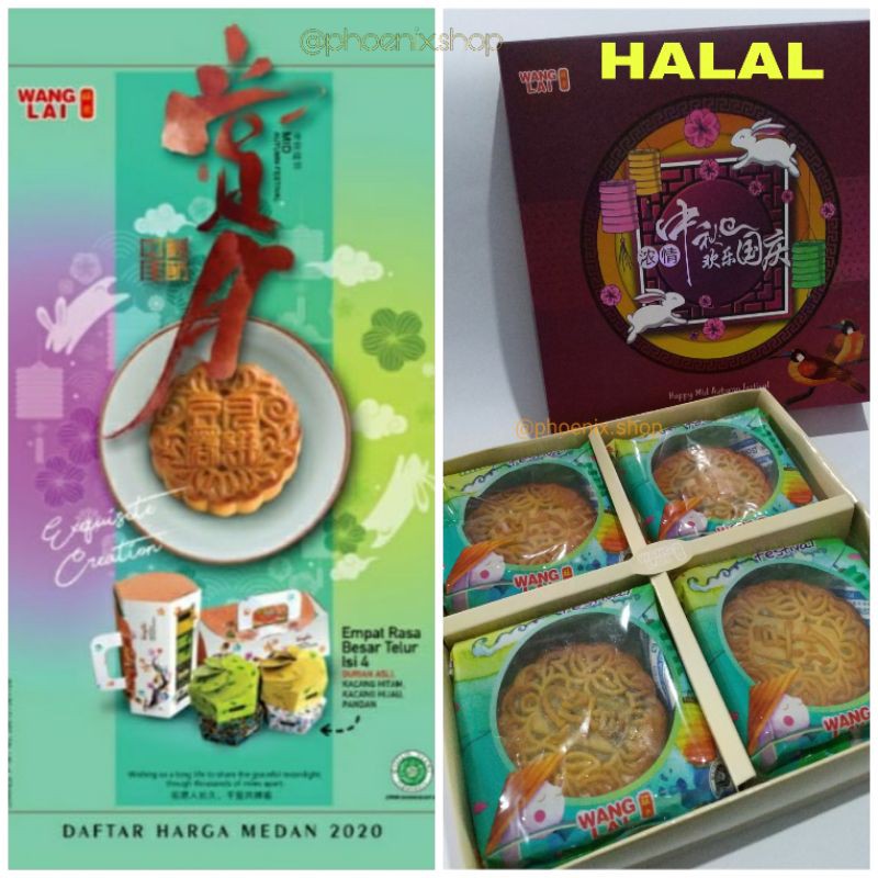 Kue Bulan WANGLAI MEDAN I Harga Grosir | Mooncake Vegetarian Halal | TIONG CIU PIA