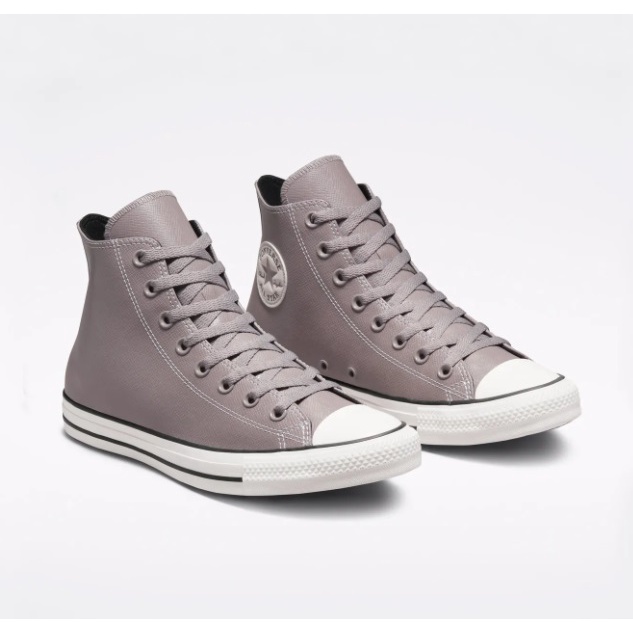 Converse Chuck Taylor All Star Embossed Leather Popped Heritage Grey