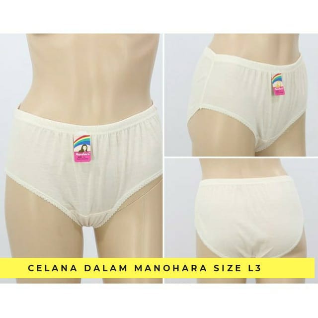 CELANA DALAM WANITA MANOHARA SIZE M L XL 3L-ALEXAGROSIR