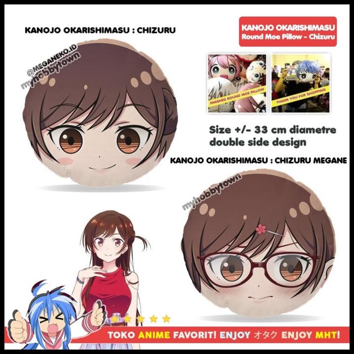 Bantal Bulat Anime Kanojo Okarishimasu Chizuru Ichinose