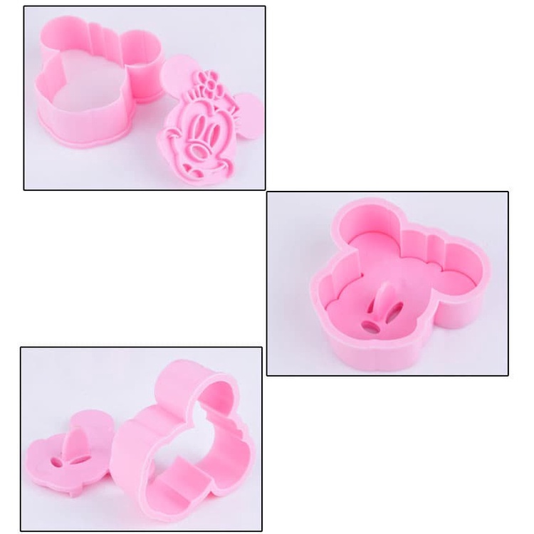 Sandwich/Fondant/Biscuit/Cake Cutter - Mouse Shape (2pcs)