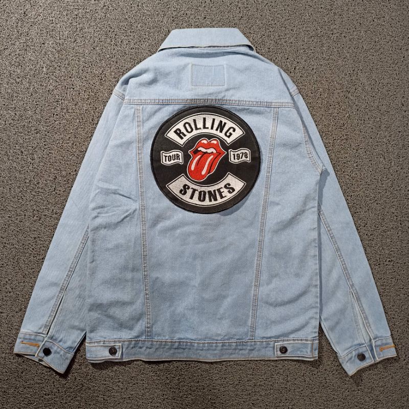 BACKPATCH BORDIR BESAR ROLING STONE BEST SELLER