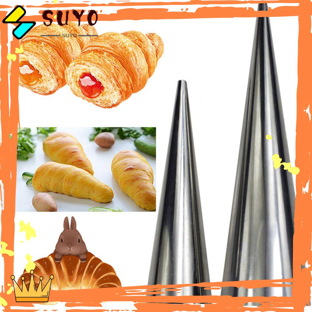 Suyo 5pcs Cetakan Kue Croissant DIY