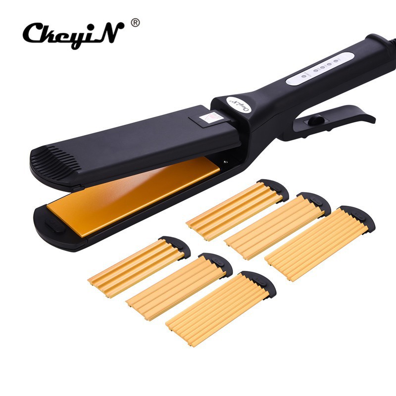 

CkeyiN Catokan Pelurus / Pengeriting 4 In 1 Bahan Besi