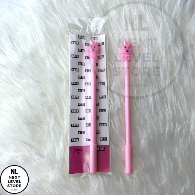 Character Pen Premium Pulpen Gel Pena Karakter BT21 BTS Army - COOKY