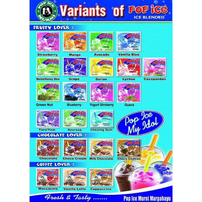 

POP ICE per renceng / 10 sachet
